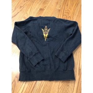 ASU Dark Gray Zip Up w/ Pitchfork Women’s Size: L